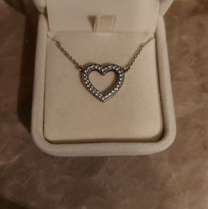 Pandora open heart necklace